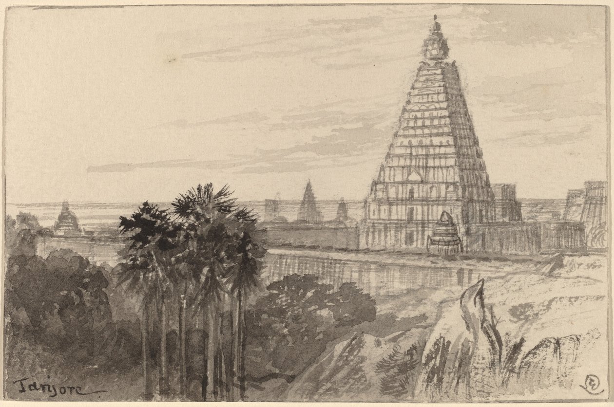 Tanjore, Índia, 18841885. de Edward Lear