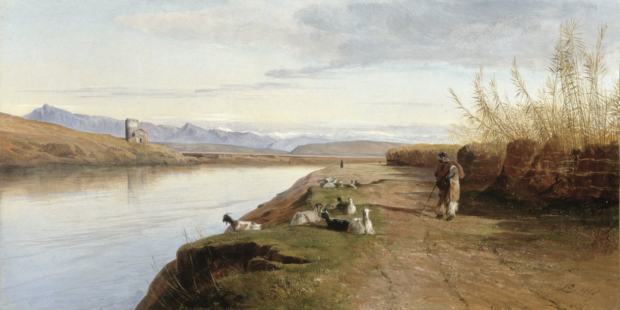 O Campagna Romano, 1860 de Edward Lear