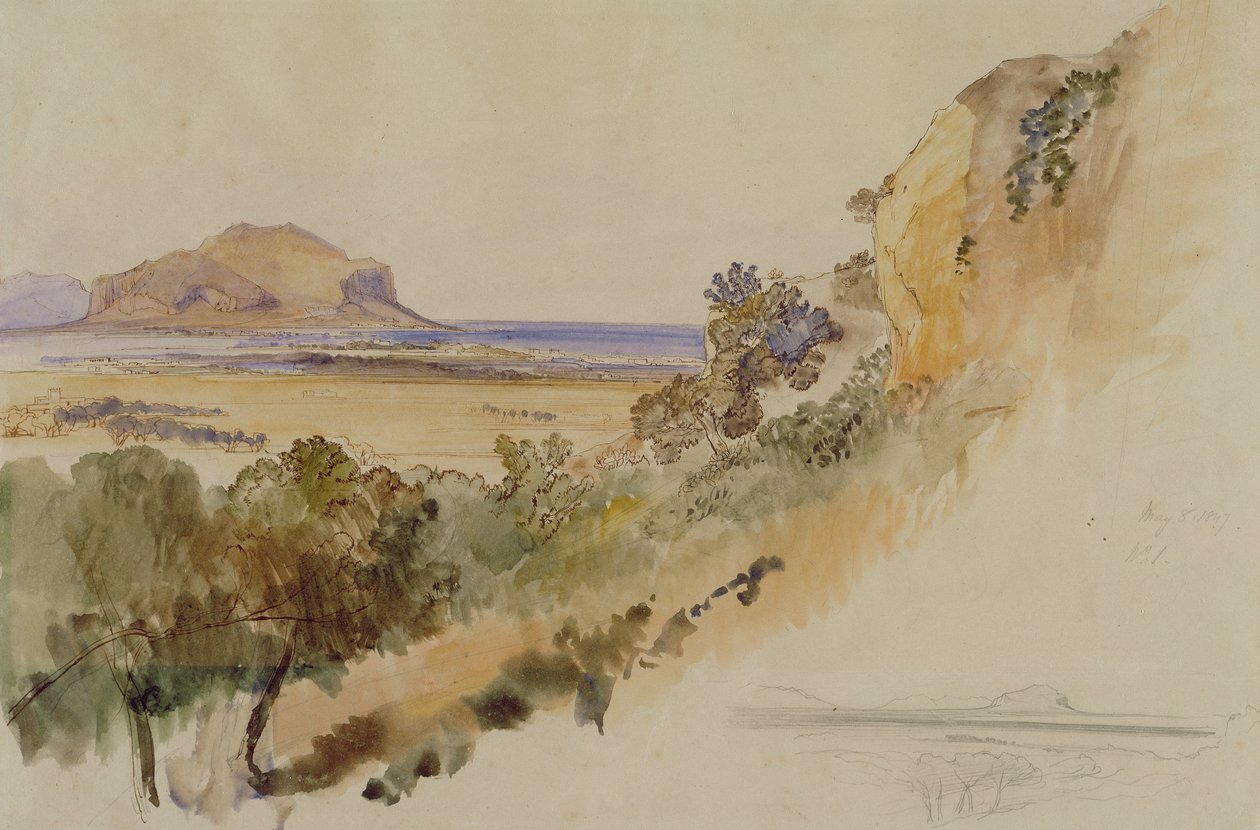 Ver perto de Palermo de Edward Lear