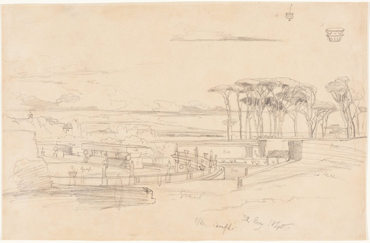 Villa Pamphili de Edward Lear