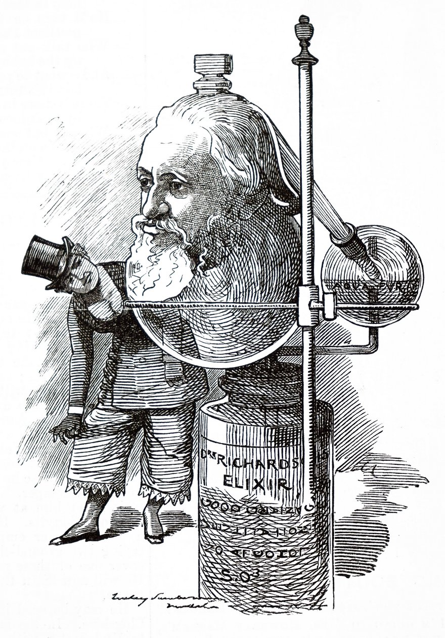 Benjamin Ward Richardson. de Edward Linley Sambourne