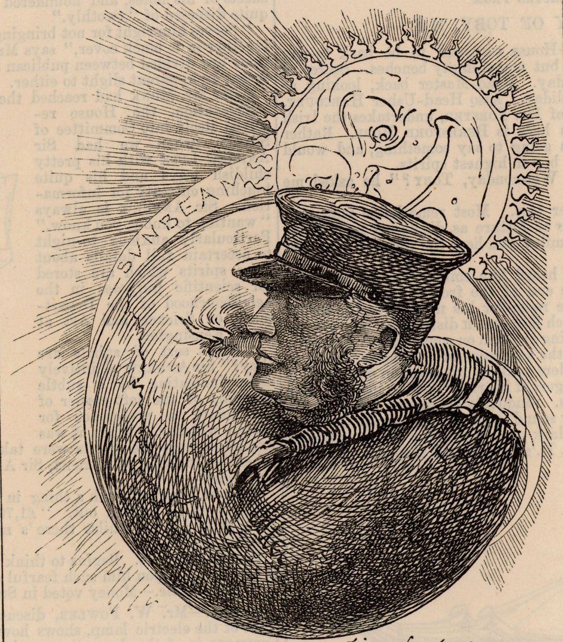 Desenho animado de Thomas Brassey de Edward Linley Sambourne