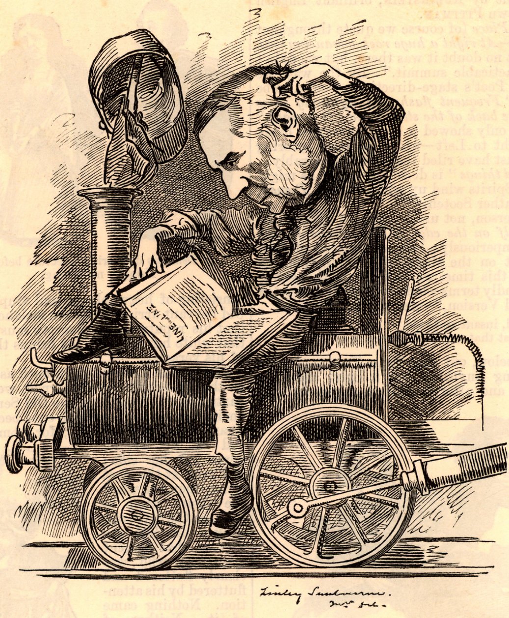 Edward William Watkin (1819-1901) de Edward Linley Sambourne