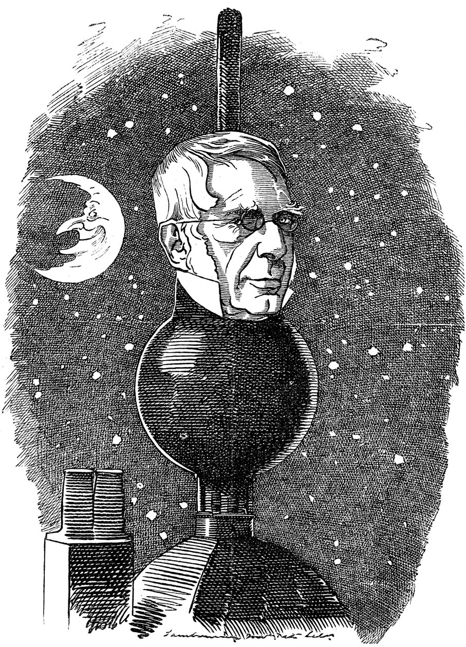 George Biddell Airy 1801-1892, astrônomo e geofísico inglês, 1883 de Edward Linley Sambourne