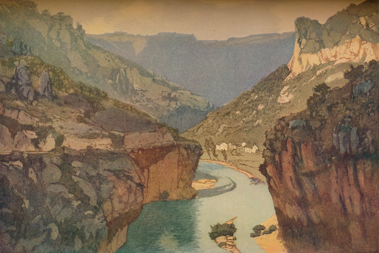 As Gargantas do Tarn, 1912, 1914 de Edward Louis Lawrenson
