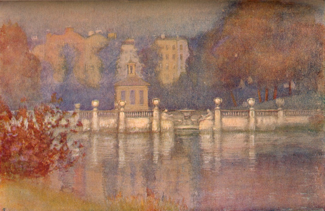 O Serpentine, Hyde Park, c1911 de Edward Louis Lawrenson