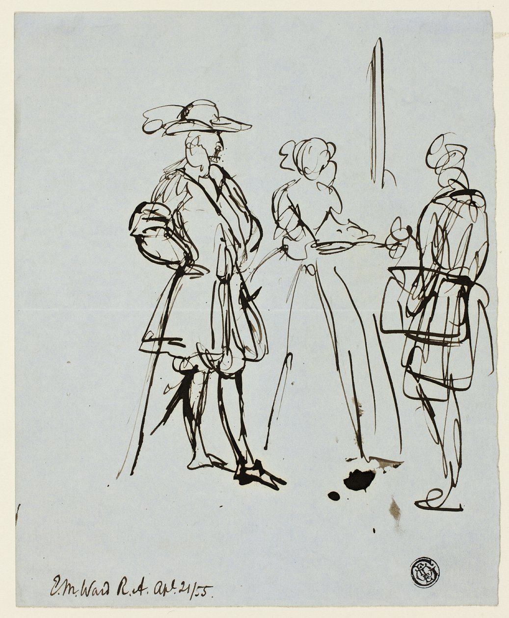 Três Figuras de Edward Matthew Ward