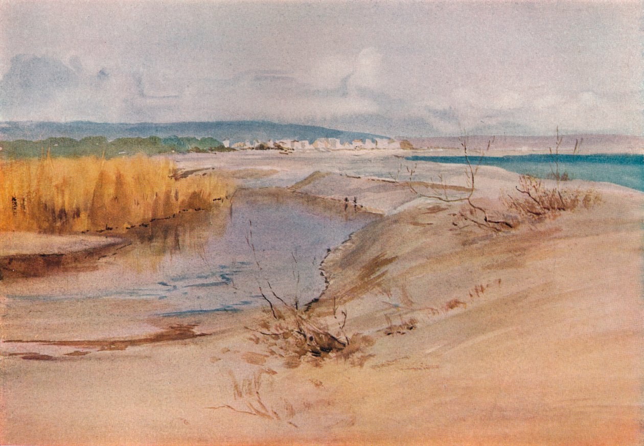 Vista de Cagnes, c1899 de Edward Millington Synge