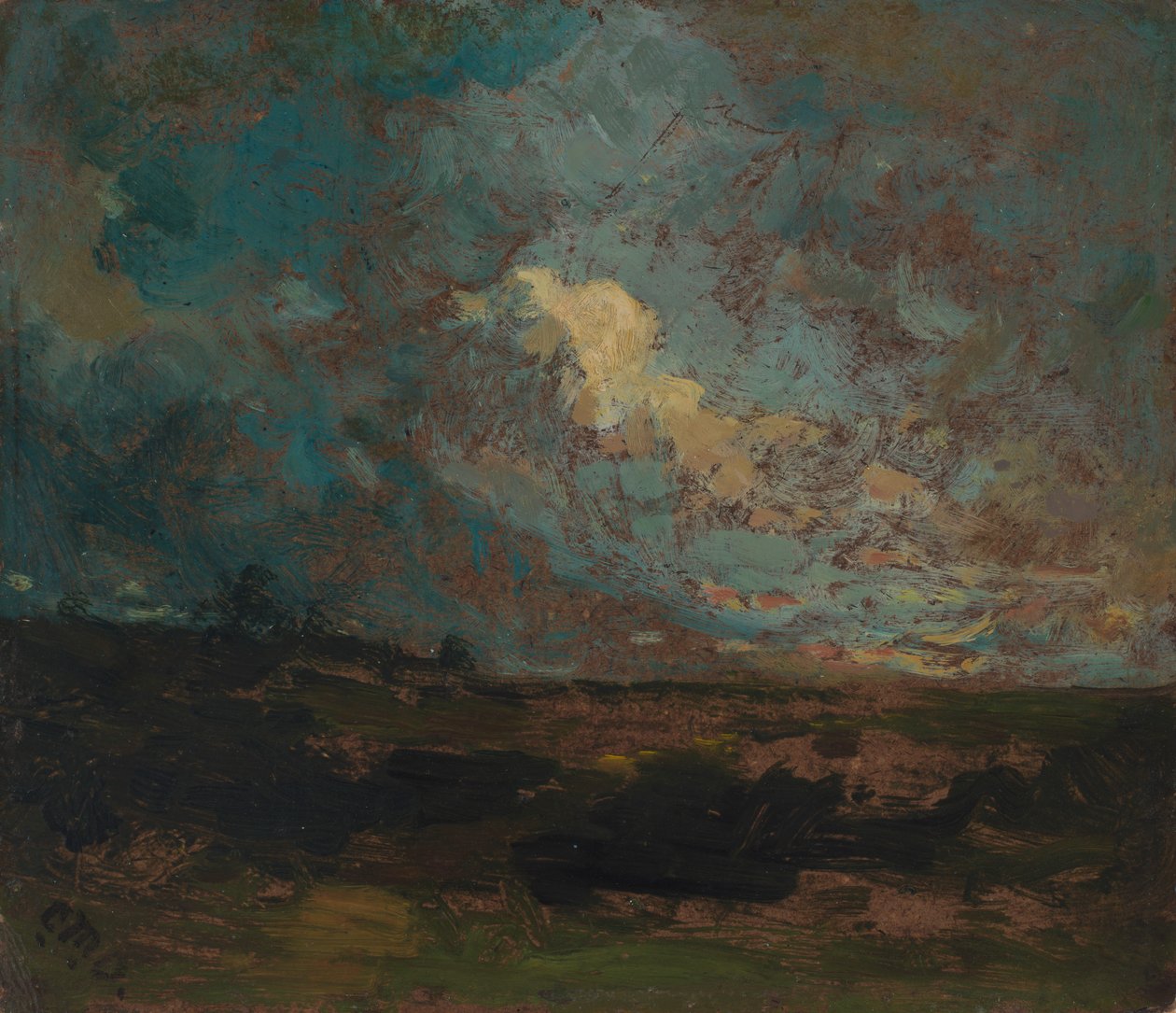 Após o banho, ca. 1883-1887. de Edward Mitchell Bannister