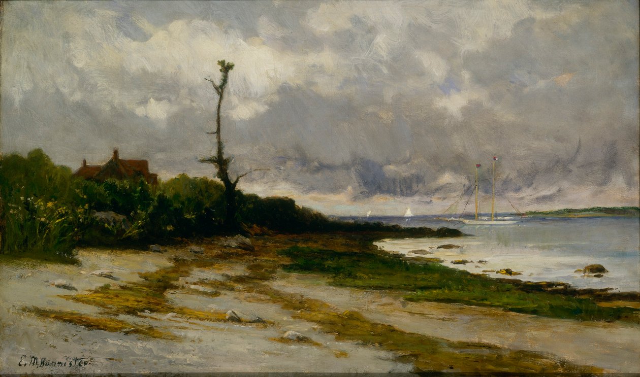 Paisagem perto de Newport, R. I. de Edward Mitchell Bannister