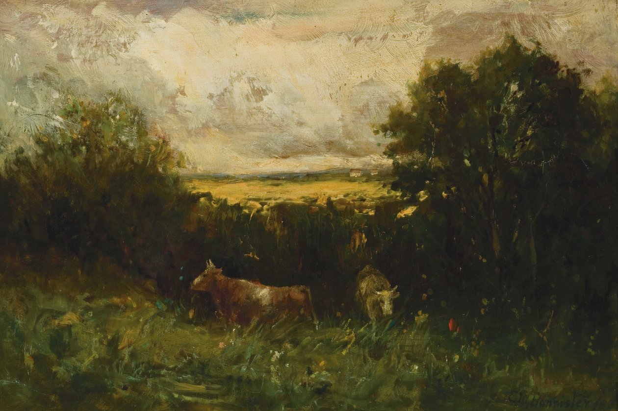 Paisagem com Gado de Edward Mitchell Bannister