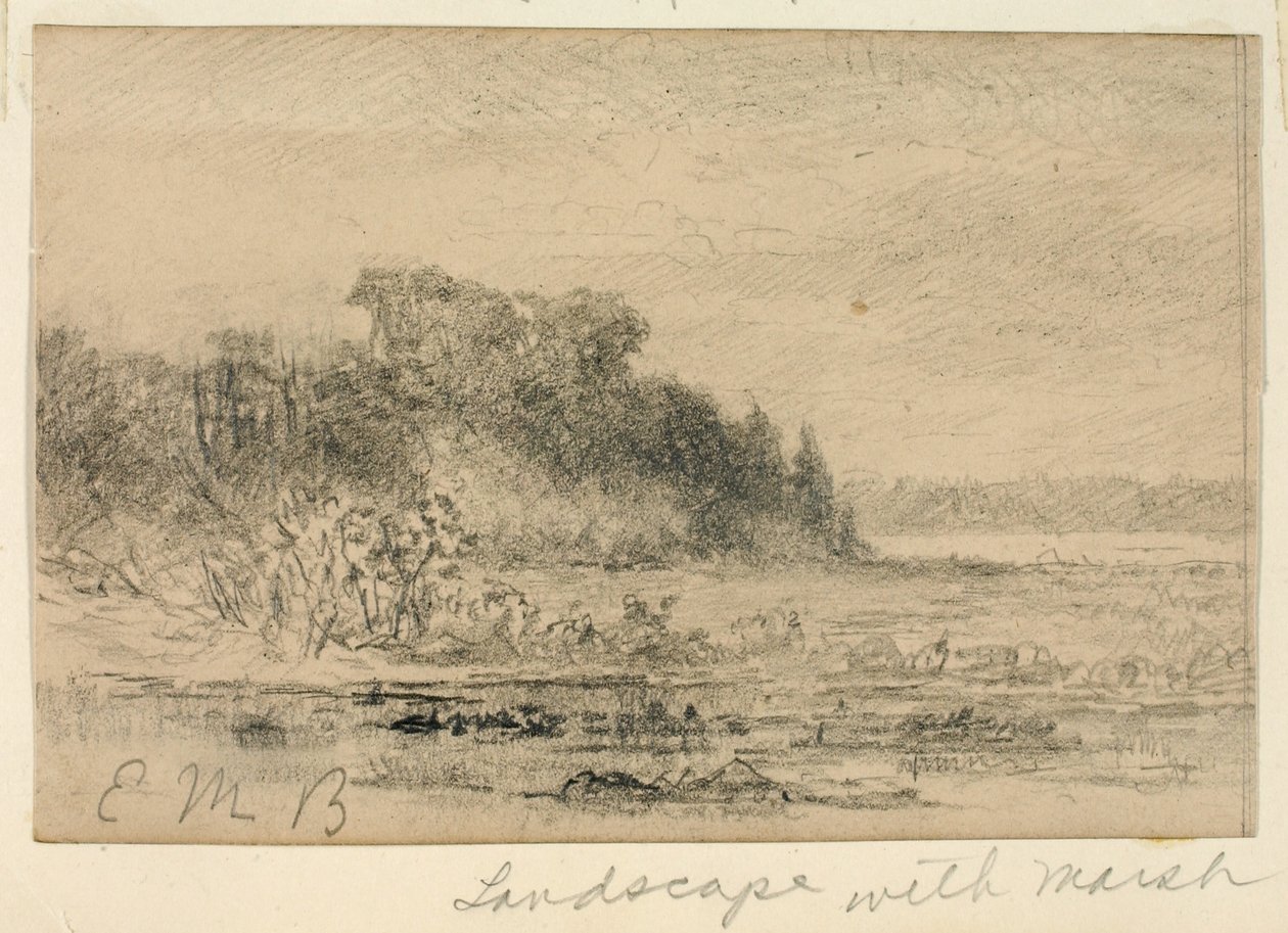 Paisagem com pântano de Edward Mitchell Bannister