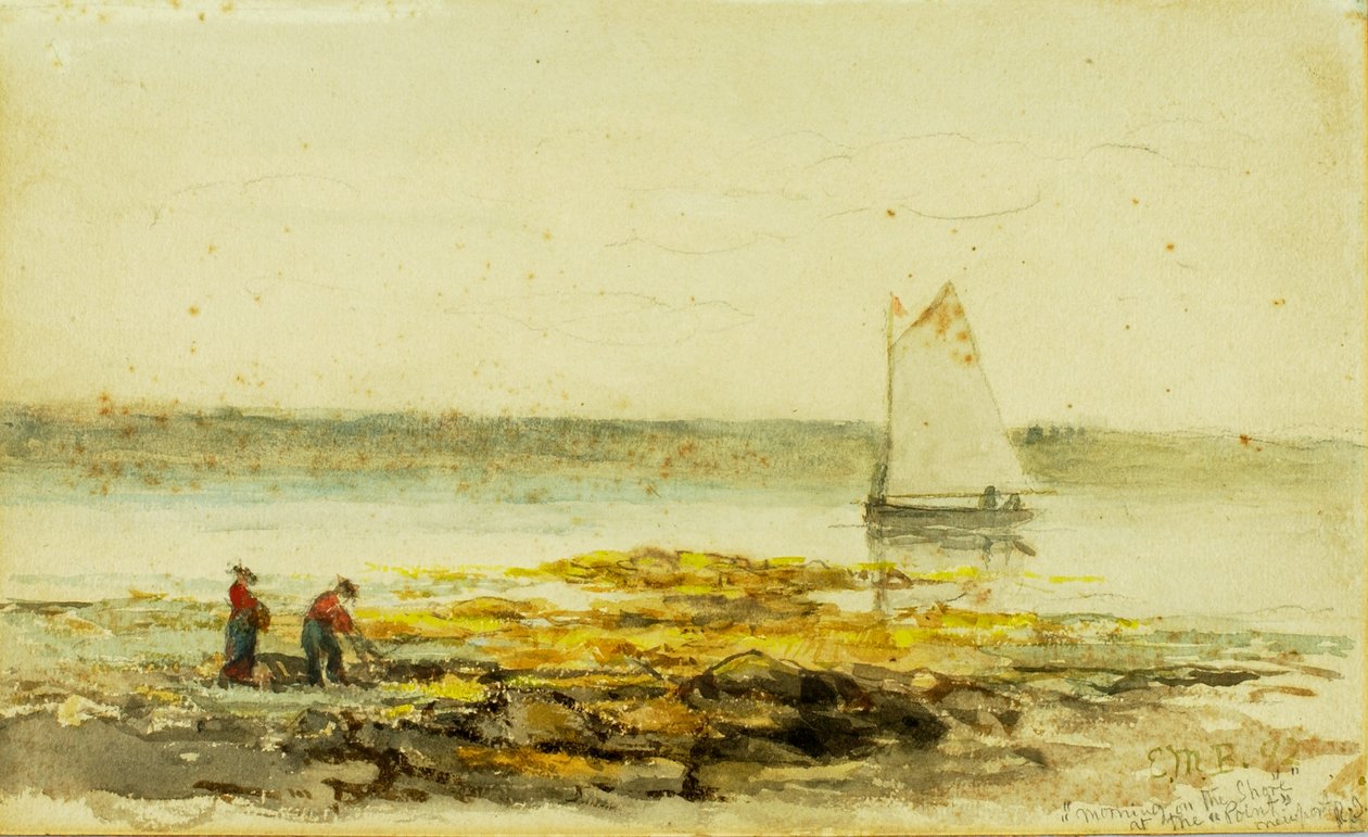 Manhã na praia, 1892. de Edward Mitchell Bannister