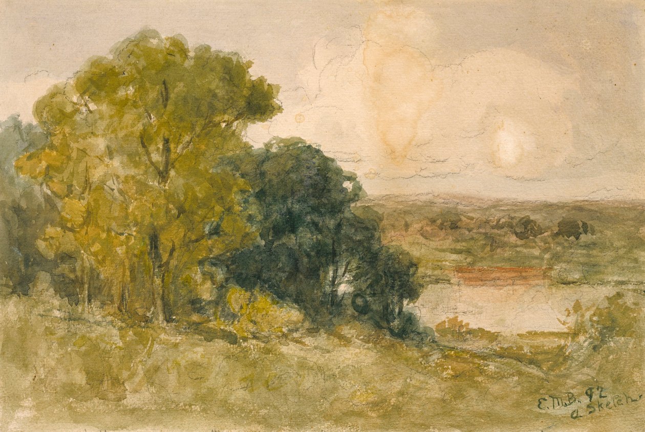 No rio Seekonk de Edward Mitchell Bannister