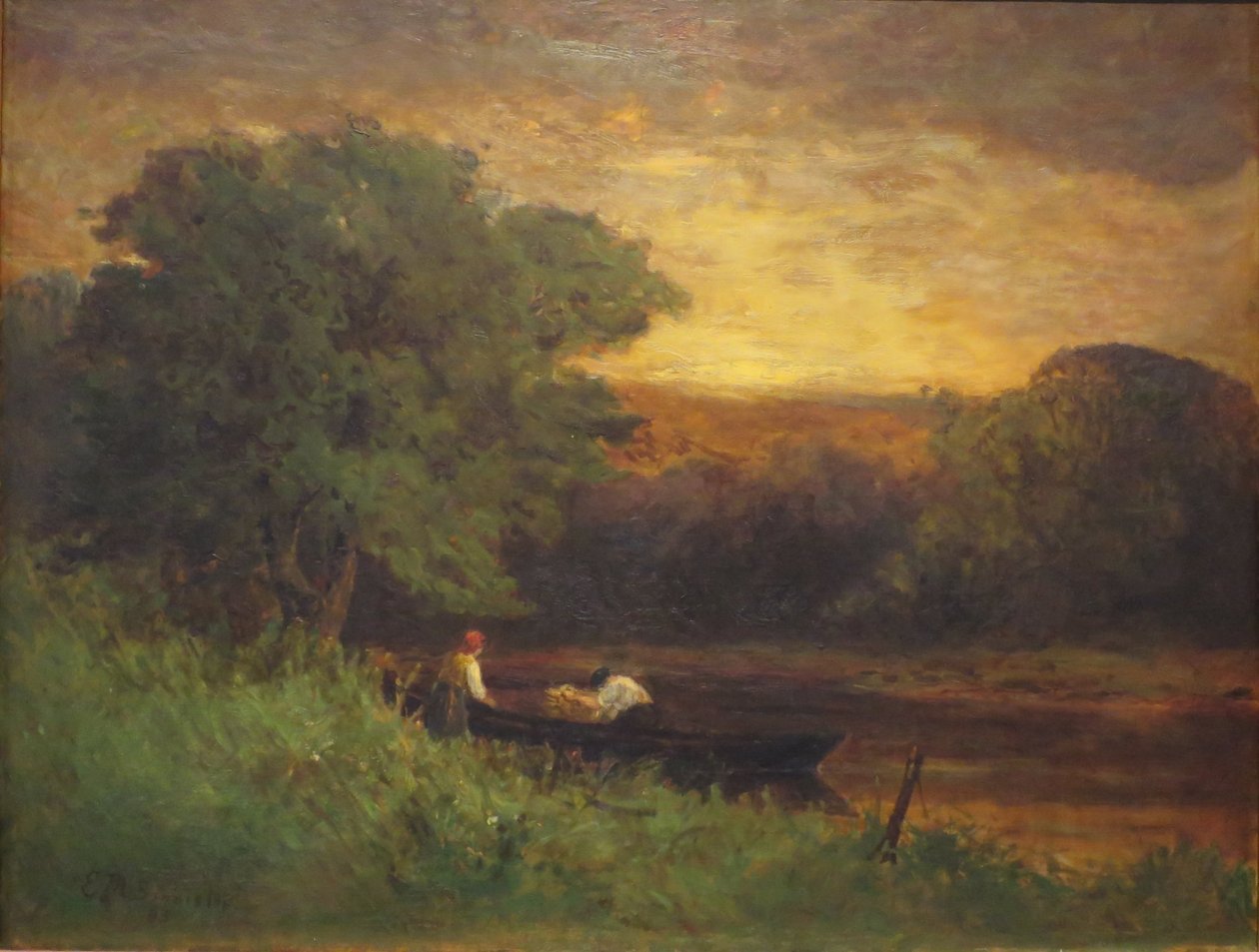 Cena do rio de Edward Mitchell Bannister