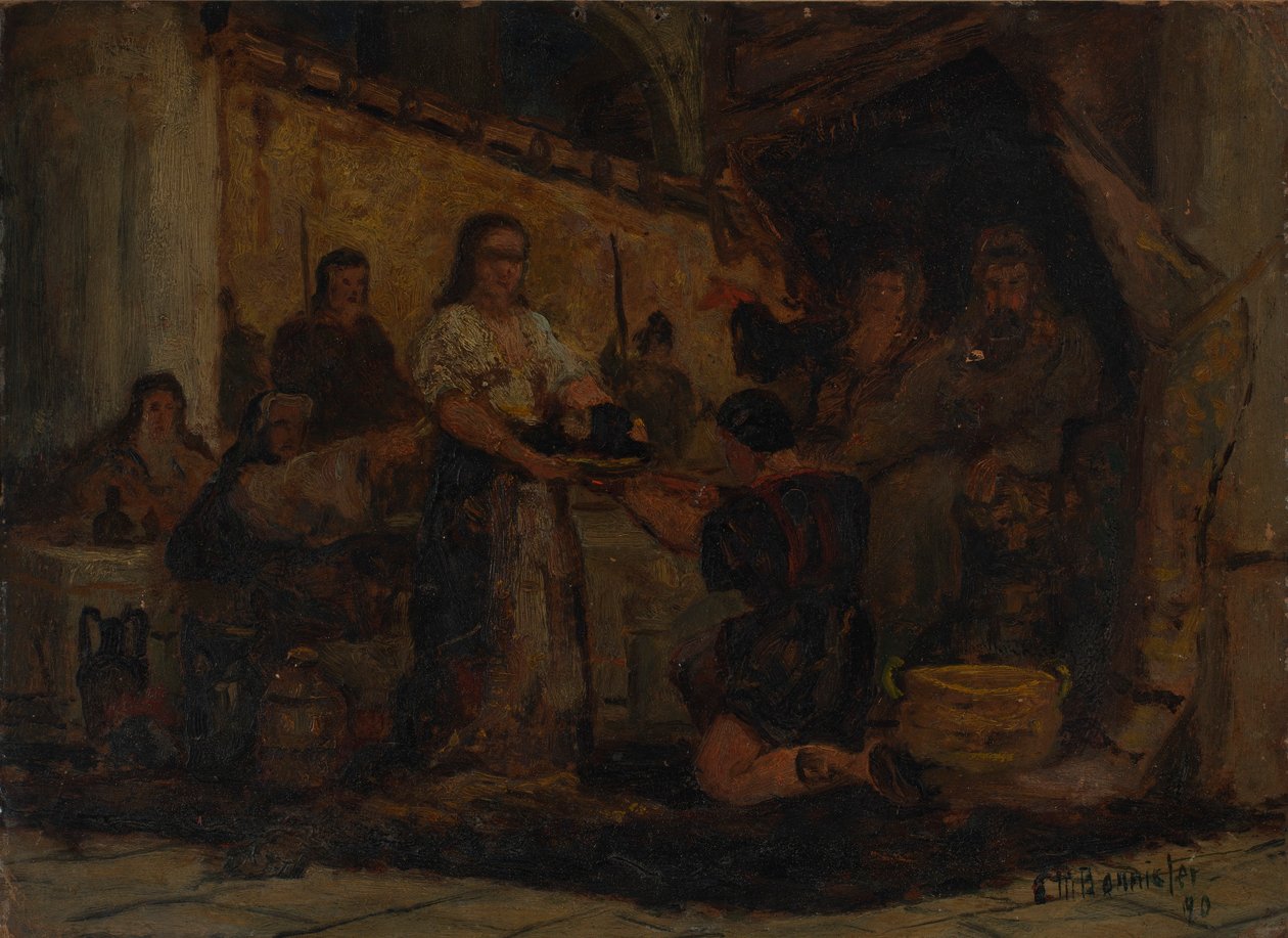 Salomé a receber a cabeça de João Batista de Edward Mitchell Bannister