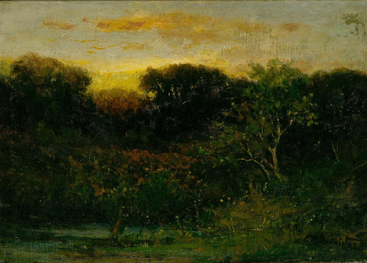 Nascer do sol de Edward Mitchell Bannister
