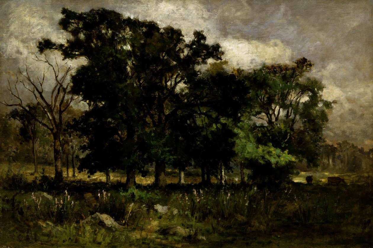 Paisagem arbórea de Edward Mitchell Bannister