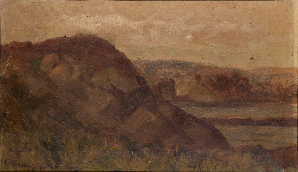 Sem título (paisagem com rochas) de Edward Mitchell Bannister