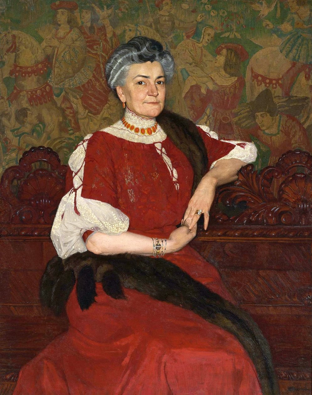 Retrato da Sra. Herse de Edward Okun
