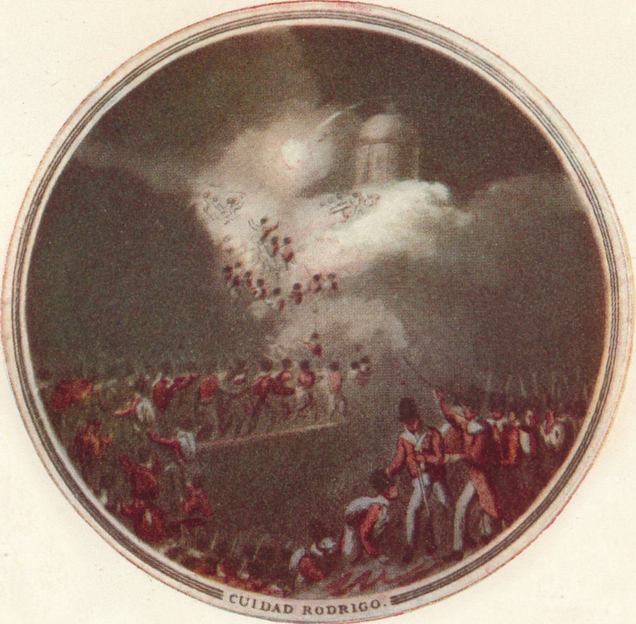 Captação de Cuidad Rodrigo, 1815, 1910 de Edward Orme