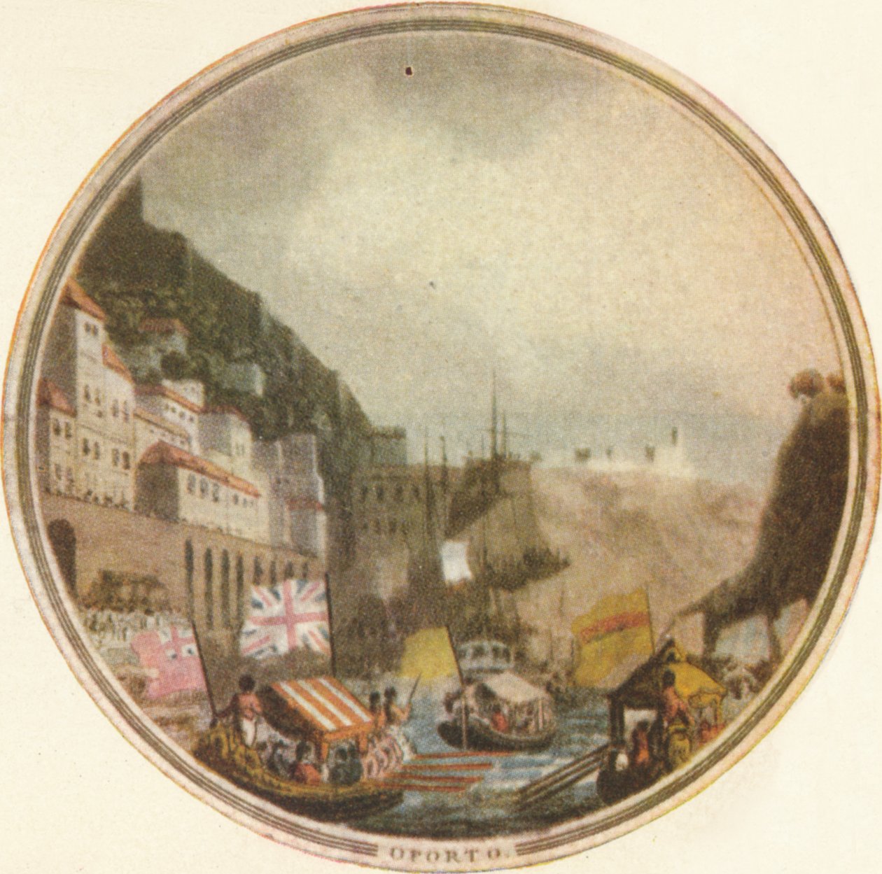 Passagem do Douro, 1815, 1910 de Edward Orme