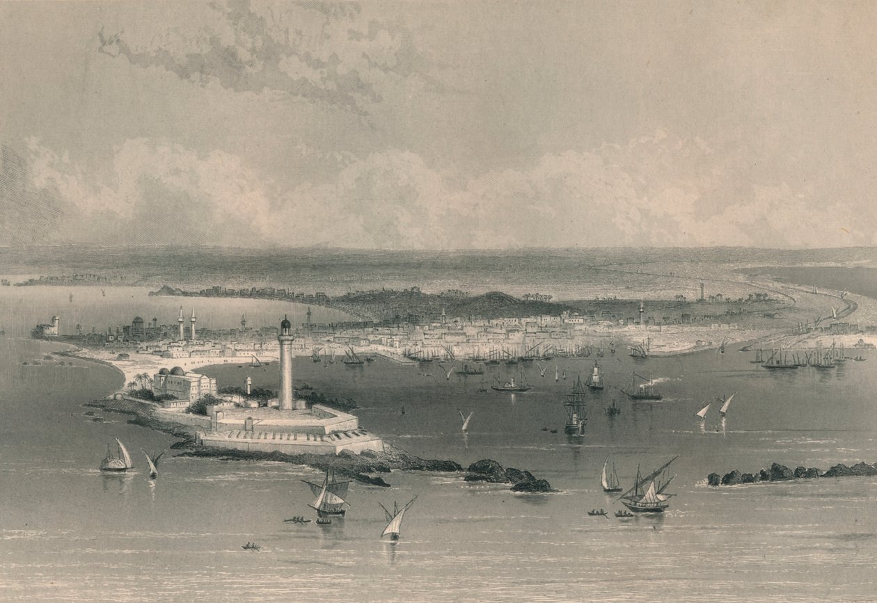 Alexandria, meados do século XIX. de Edward Paxman Brandard