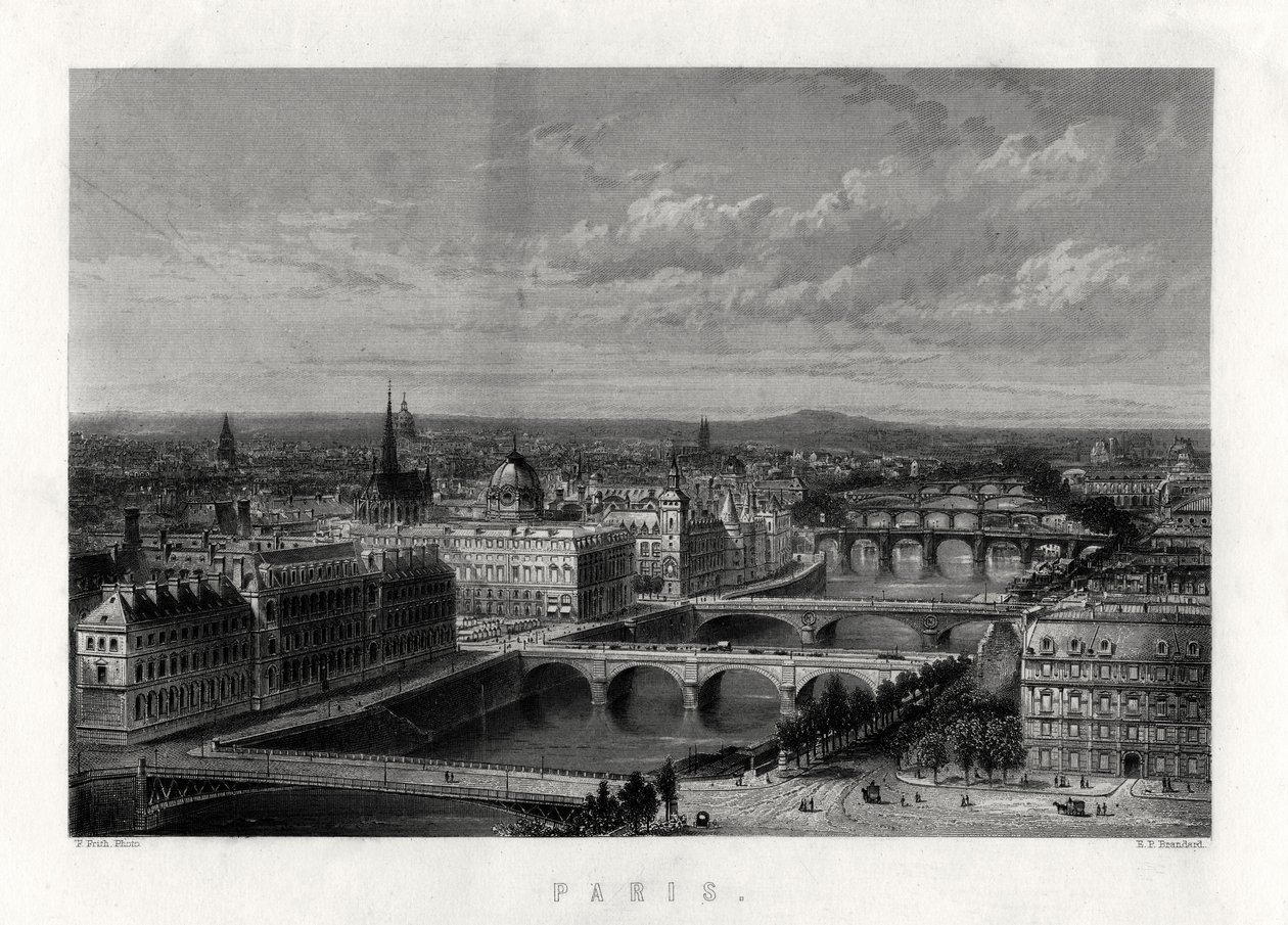 Paris, França, 1883 de Edward Paxman Brandard