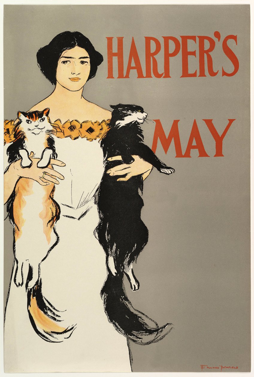 Cartaz publicitário para a Harper