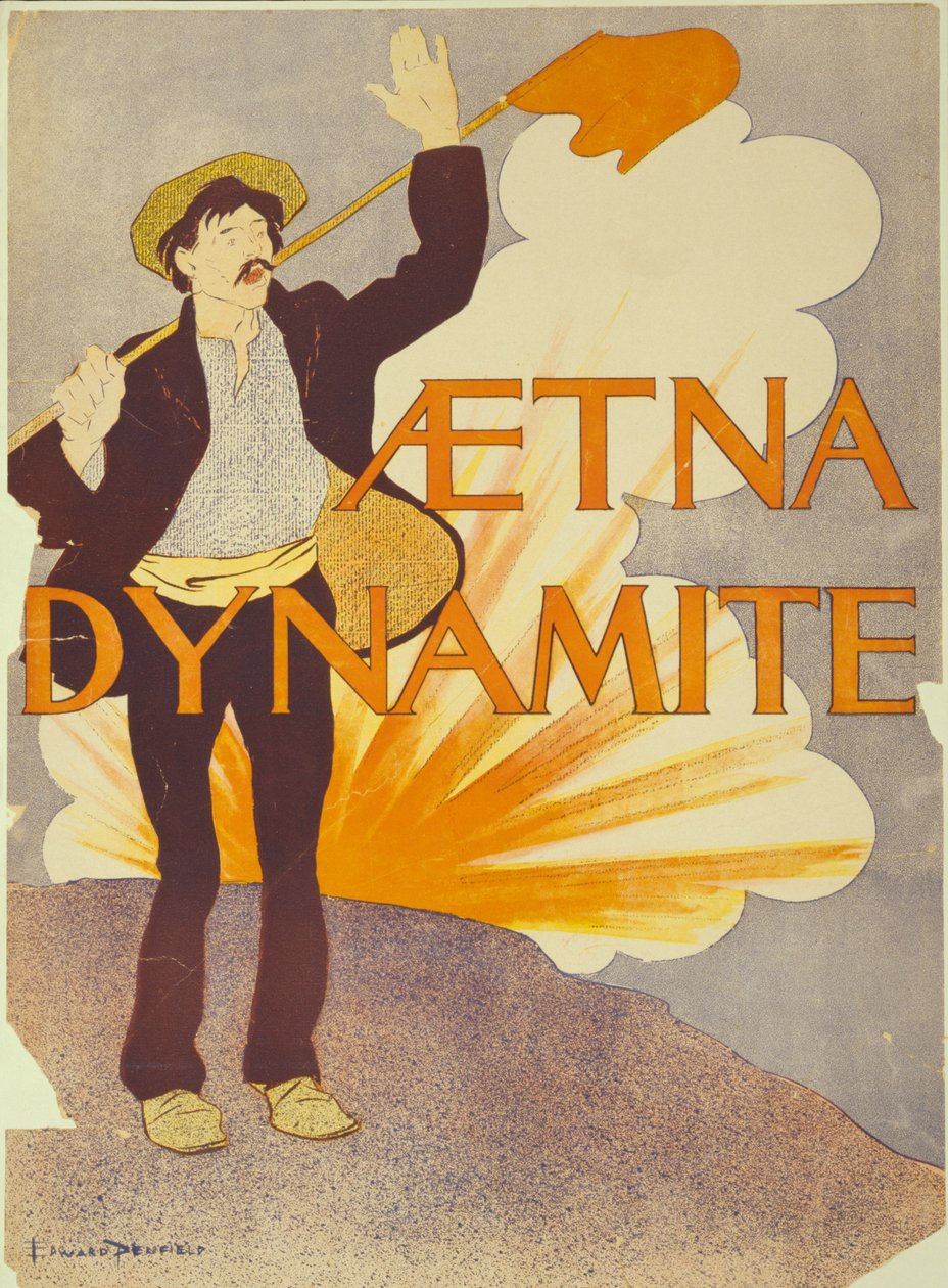 Dinamite de Aetna, 1895 de Edward Penfield