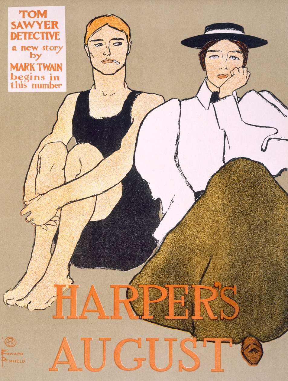 Capa da &39;Harper&39;s Magazine&39;, 1896 de Edward Penfield