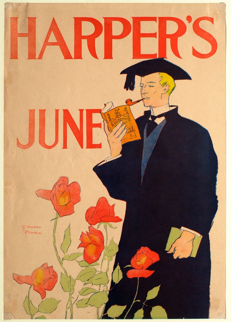 Licenciado com barrete e toga, June Harper