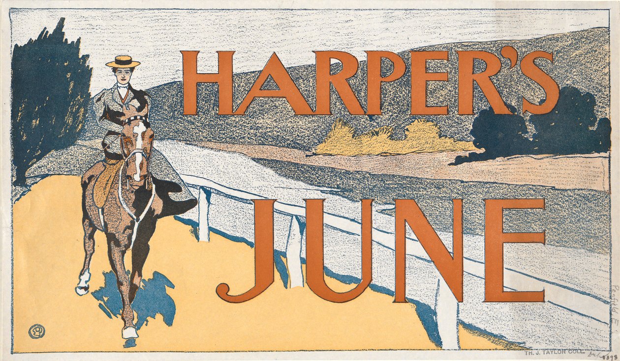 Harpista de Edward Penfield