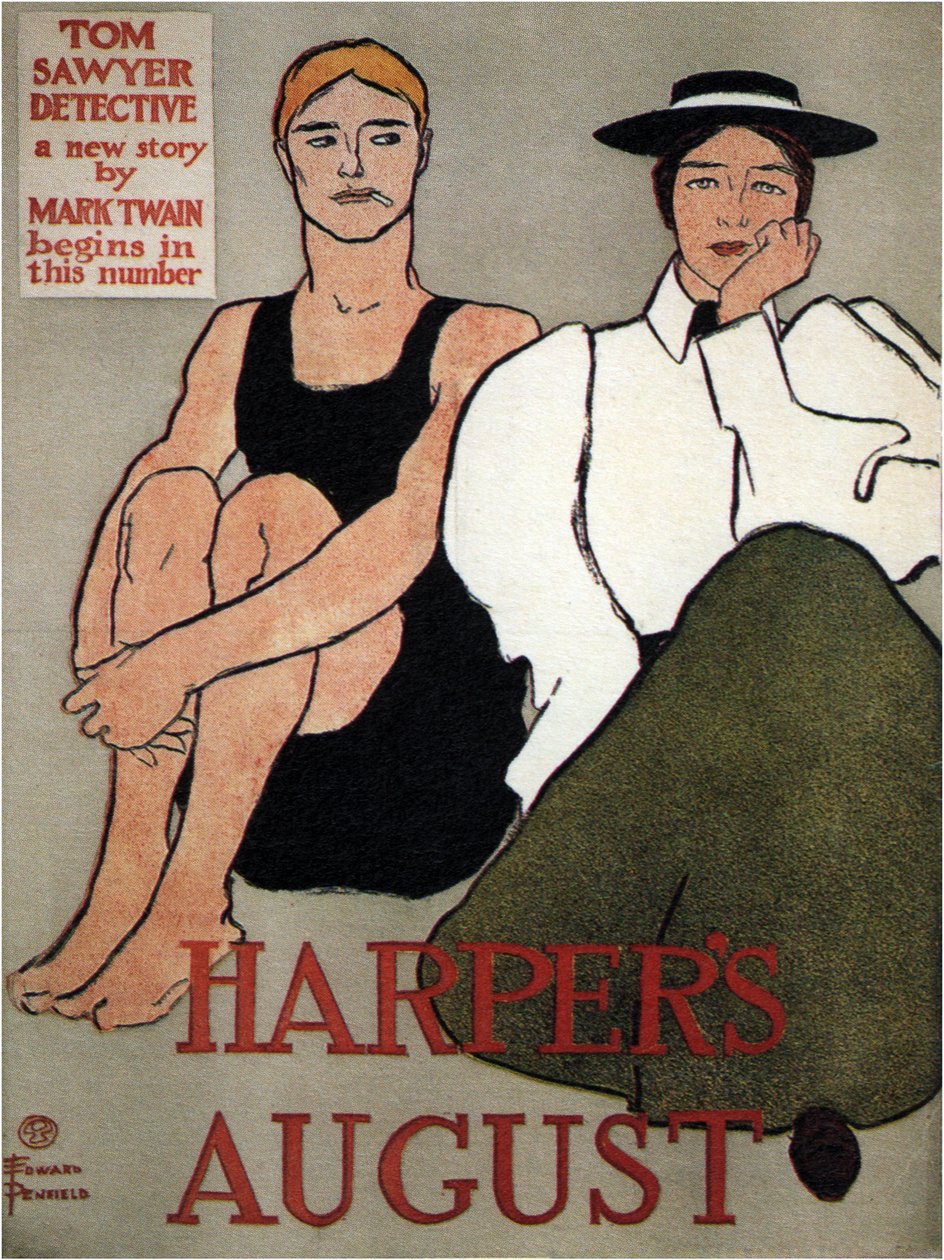 Harpistas de agosto de 1896 de Edward Penfield
