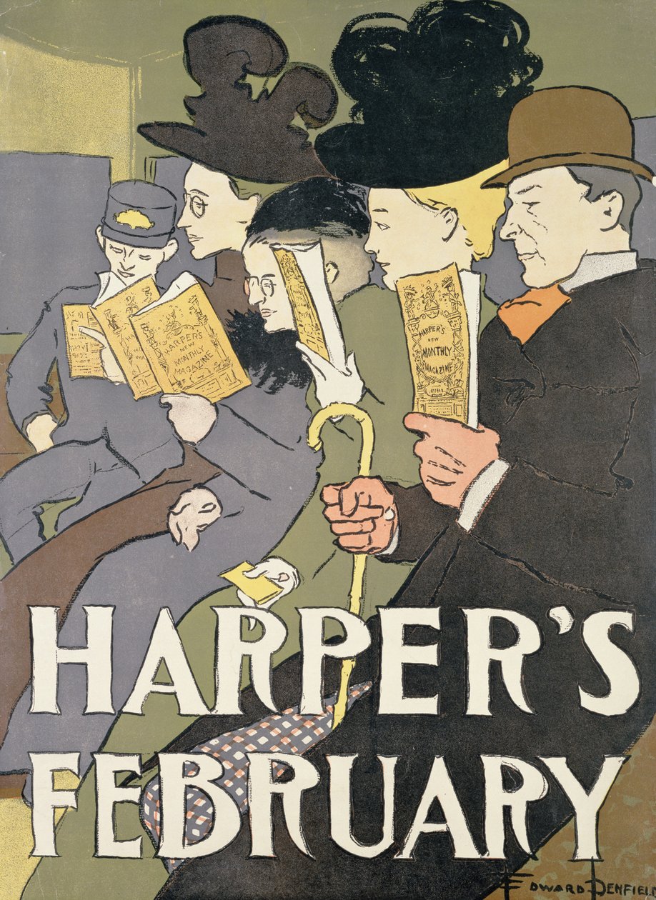 Fevereiro de 1897 de Harper de Edward Penfield