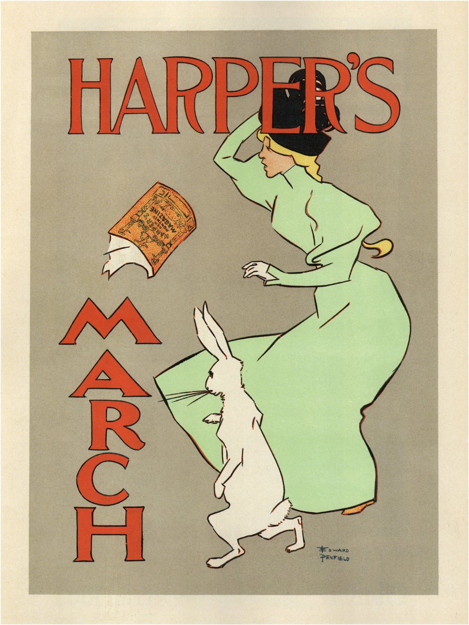 Harpers de março de 1894 de Edward Penfield