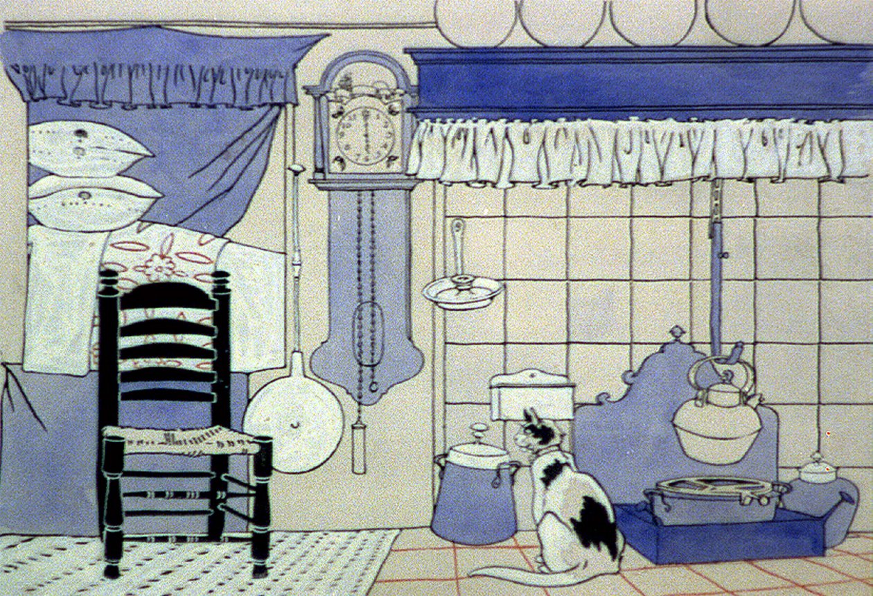 Interior de casa de Edward Penfield