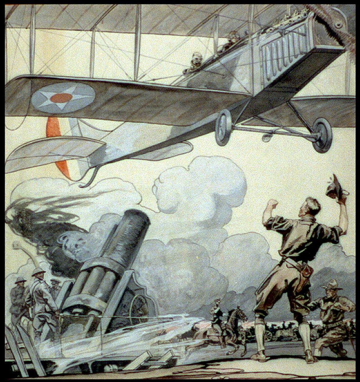 Desenho de guerra de Edward Penfield