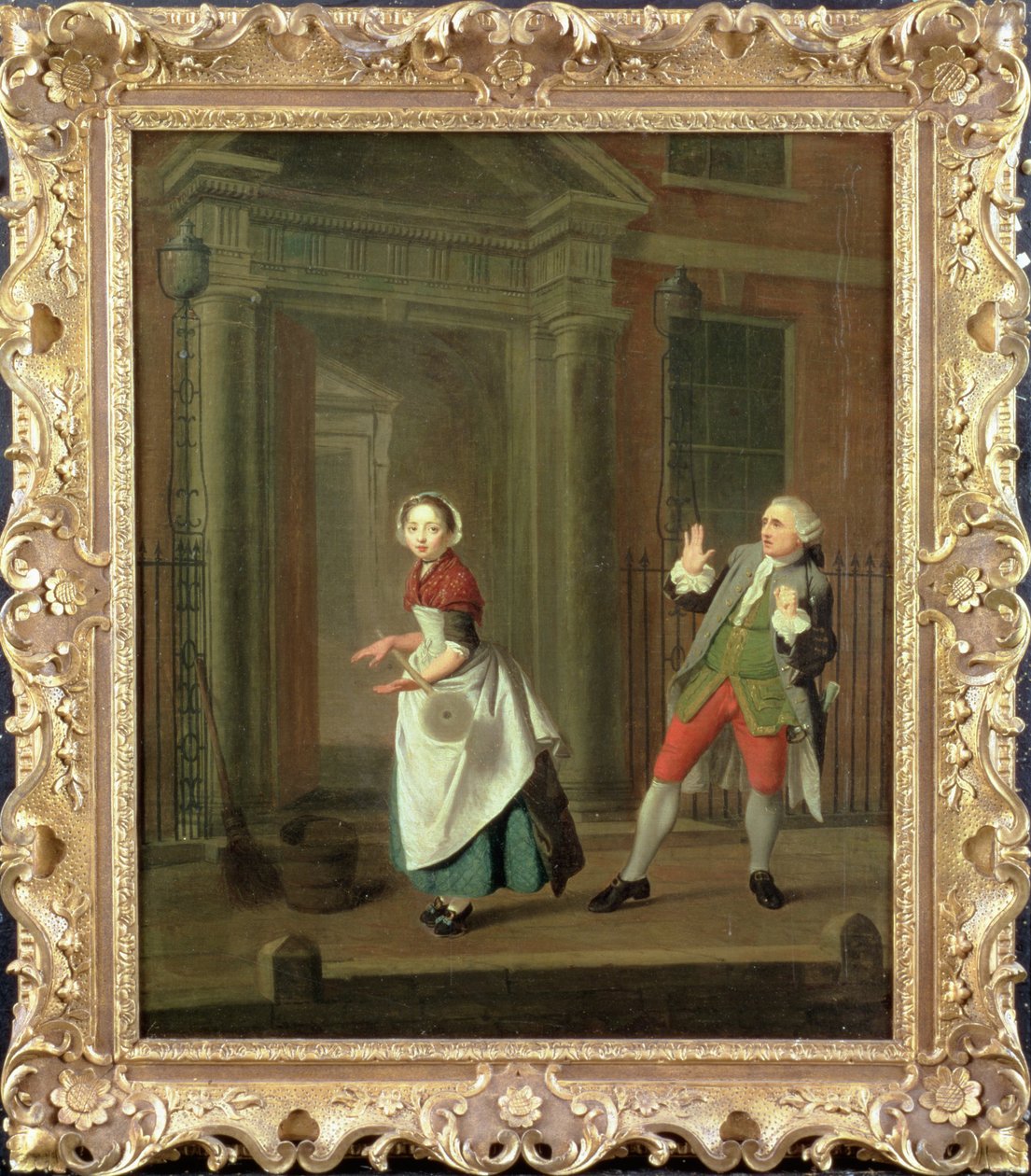 Uma cena de "Description Of A City Shower", de Jonathan Swift de Edward Penny