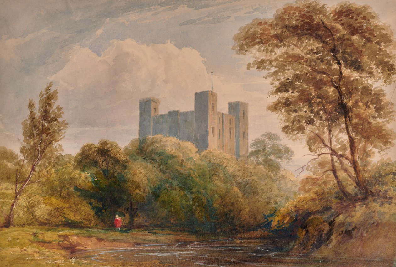 paisagem com castelo de Edward Pretty
