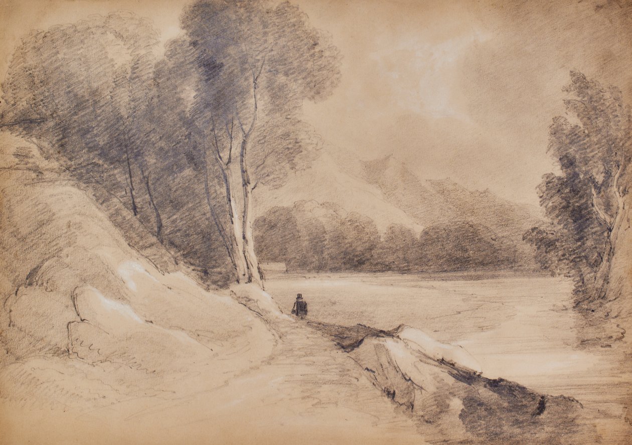 Paisagem com figuras de Edward Pretty