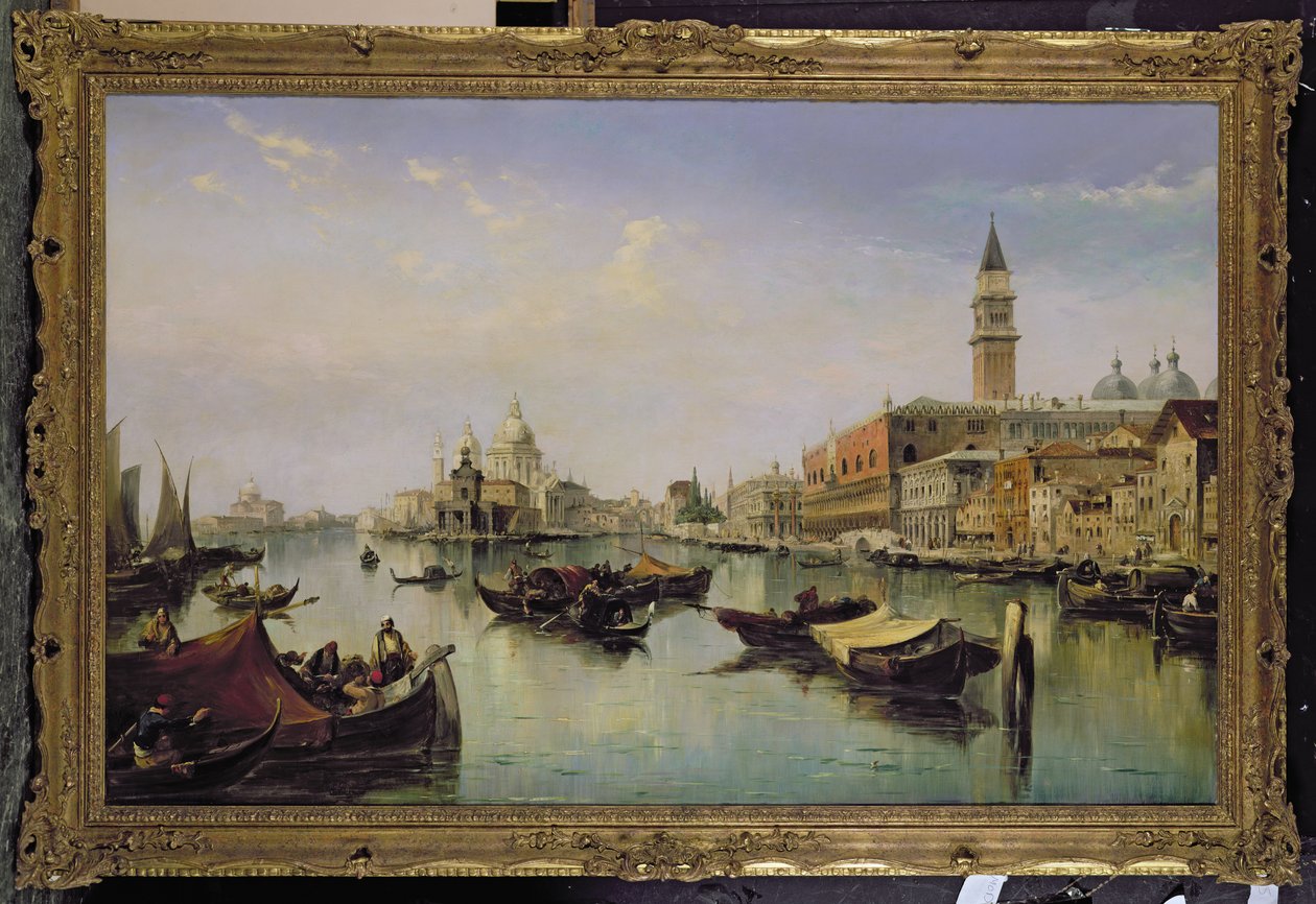 O Bacino di San Marco, Olhando para a Boca do Grande Canal de Edward Pritchett