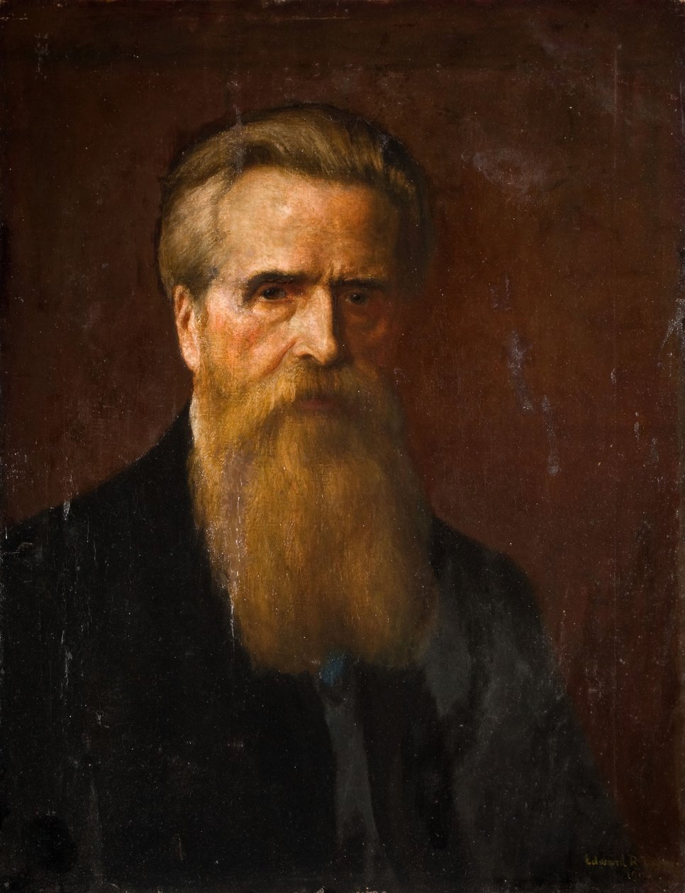 Retrato do autorretrato do artista, 1906. de Edward R Taylor