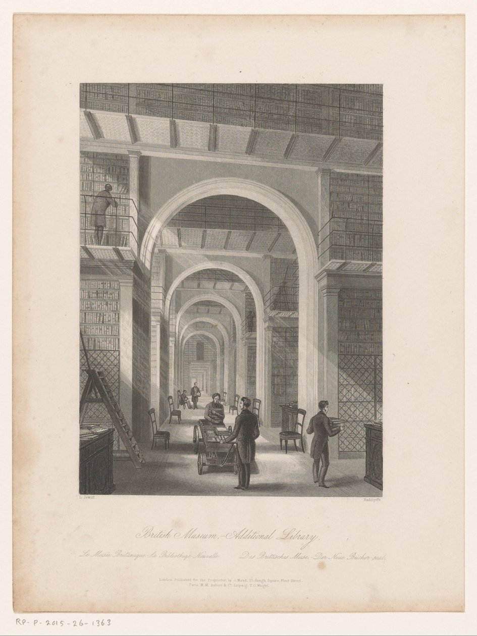 Bibliotheek van het British Museum
Museu Britânico - Biblioteca adicional (título sobre o objecto) de Edward Radclyffe