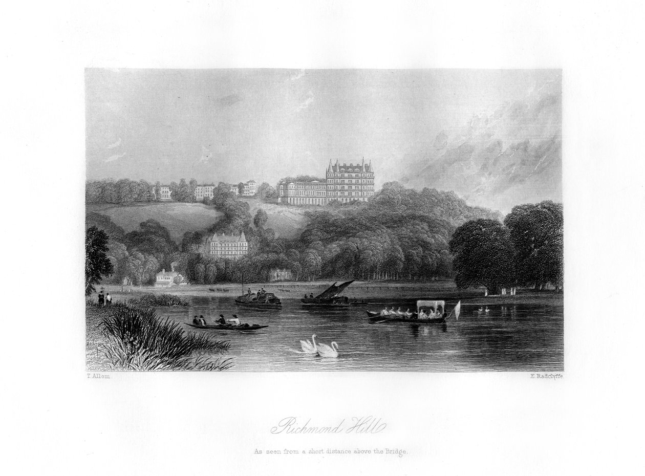 Richmond Hill, Richmond, século XIX. de Edward Radclyffe