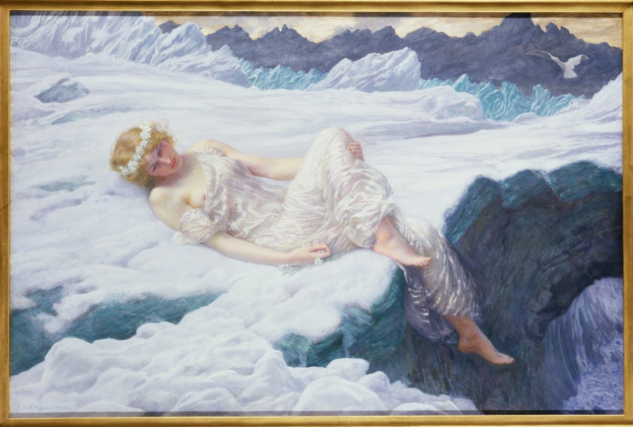 Coração da neve de Edward Robert Hughes
