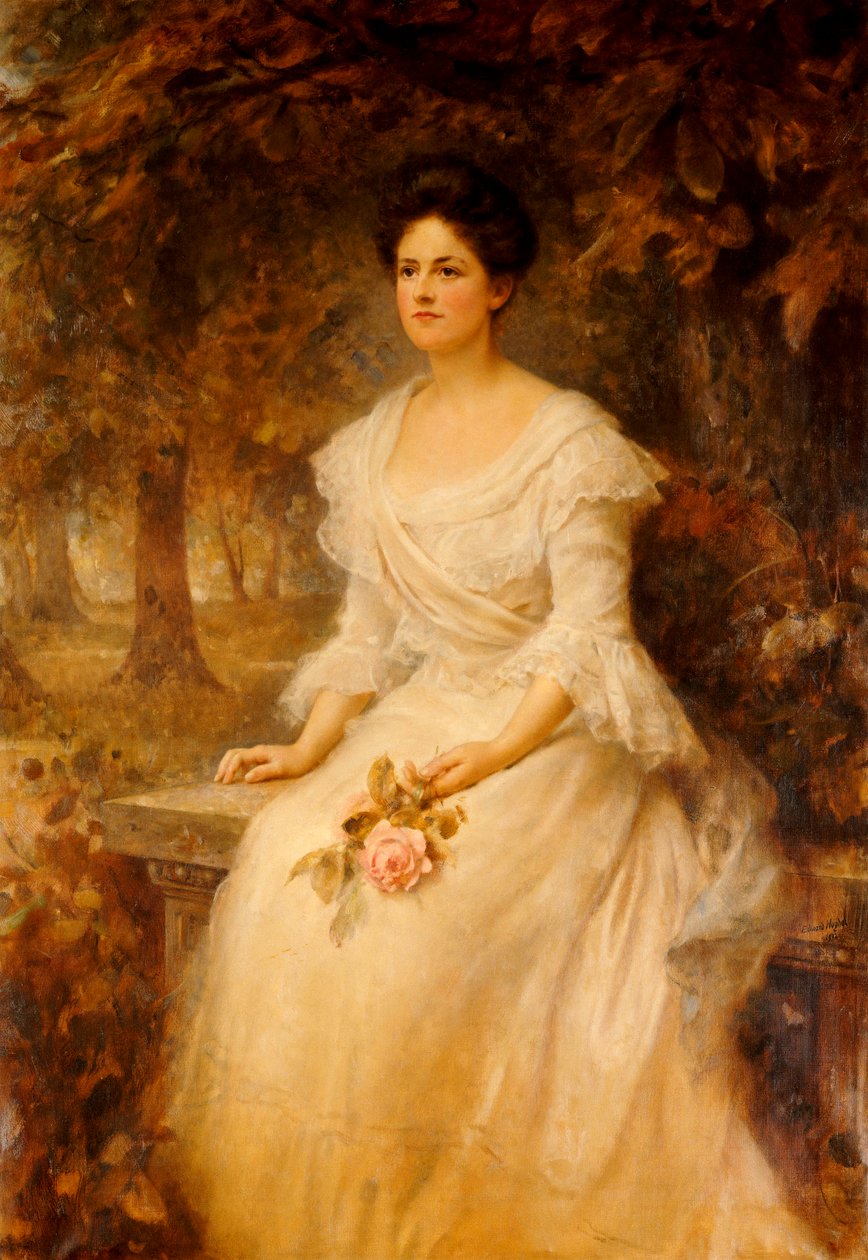 Retrato de uma senhora, 1902 de Edward Robert Hughes
