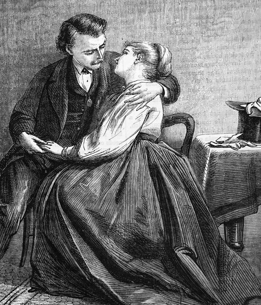 A aceitação de uma proposta de casamento de Edward Robert Hughes