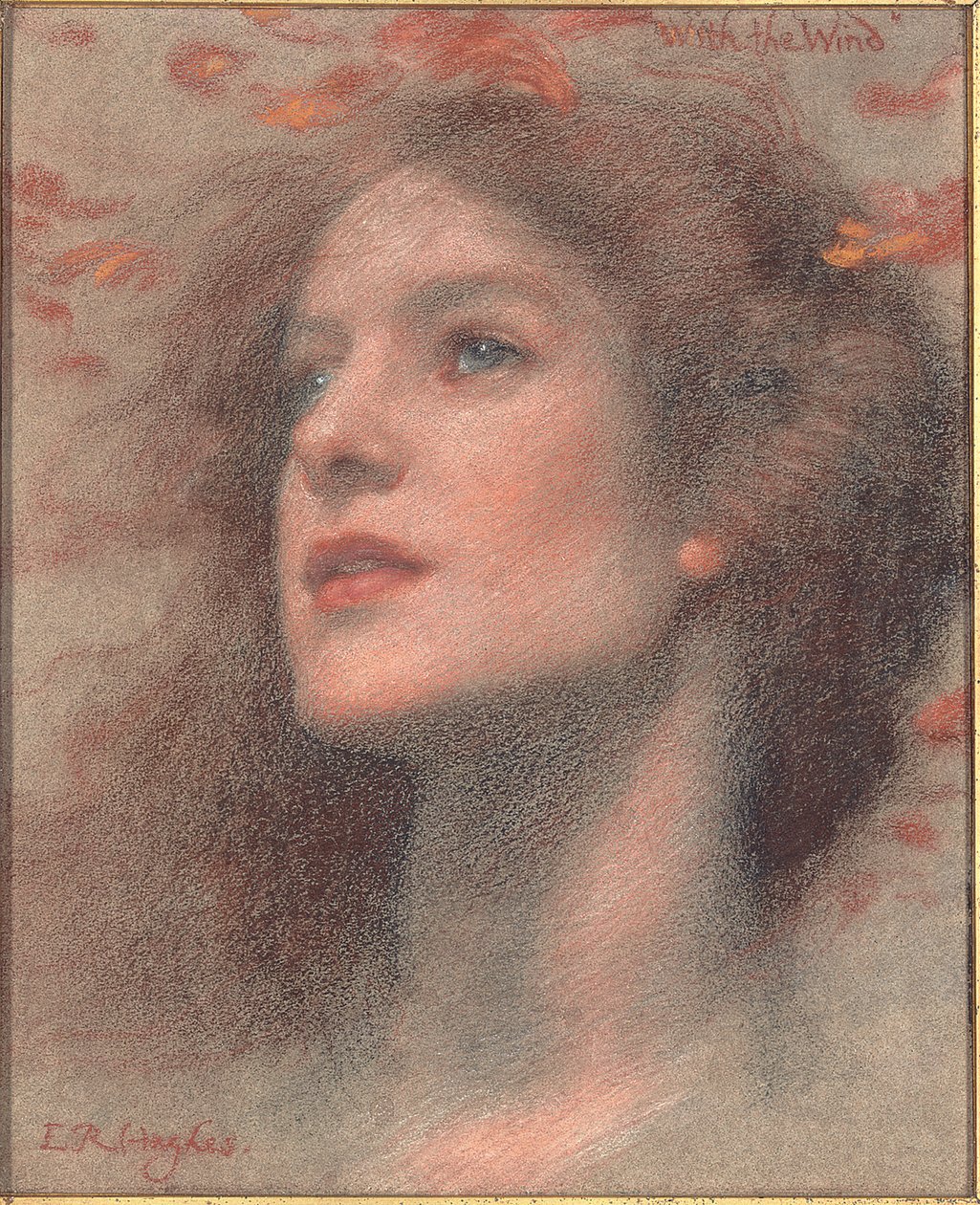Com o vento de Edward Robert Hughes
