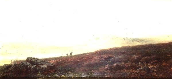 Grouse Shooting - Caminhando para cima de Edward Robert Smythe